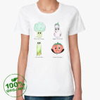 Женская футболка органик