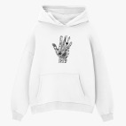 Толстовка худи оверсайз