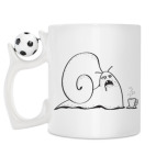 Кружка с футбольным мячиком