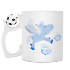 Кружка с футбольным мячиком