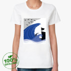 Женская футболка органик