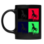 Кружка цветная UV-DTF