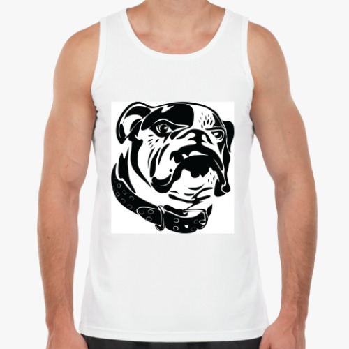 Майка с принтом собака