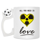 Кружка с футбольным мячиком