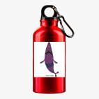 Металлическая бутылка 400 мл UV-DTF