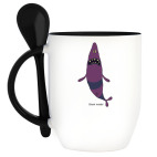 Кружка с ложкой