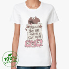 Женская футболка органик