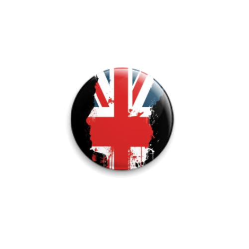 Значок 25мм с принтом England