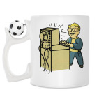 Кружка с футбольным мячиком
