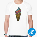 Мужская спортивная футболка