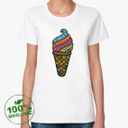 Женская футболка органик