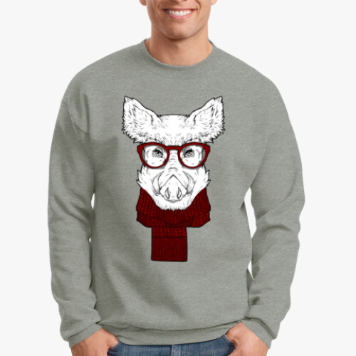 Свитшот с принтом 2019 HP