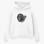 Толстовка худи оверсайз