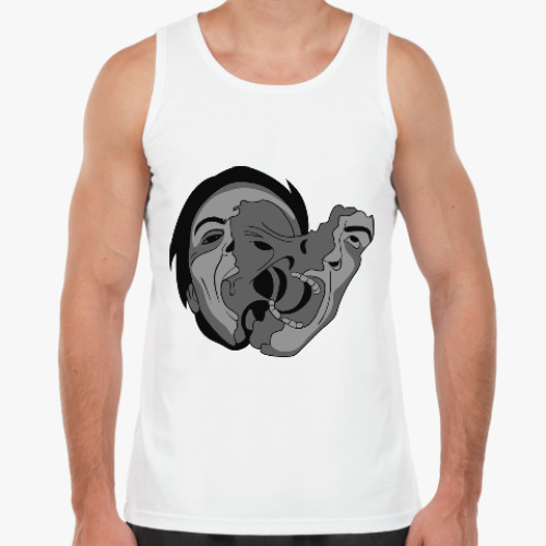 Майка с принтом «Нечто» и мутация лица