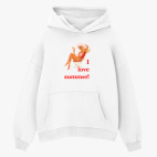 Толстовка худи оверсайз