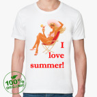 Мужская футболка органик