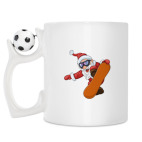 Кружка с футбольным мячиком