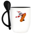 Кружка с ложкой