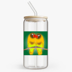 Банка с бамбуковой крышкой