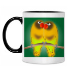 Кружка двухцветная