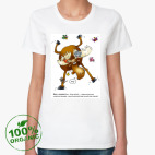 Женская футболка органик