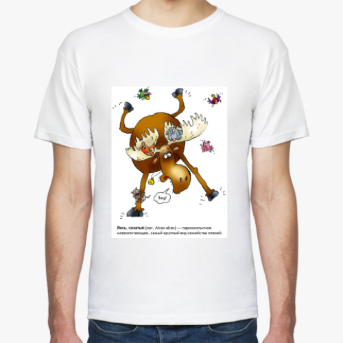 Футболка с принтом ЛОСЬ