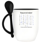 Кружка с ложкой