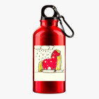 Металлическая бутылка 400 мл UV-DTF