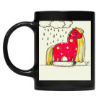 Кружка цветная UV-DTF