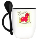 Кружка с ложкой