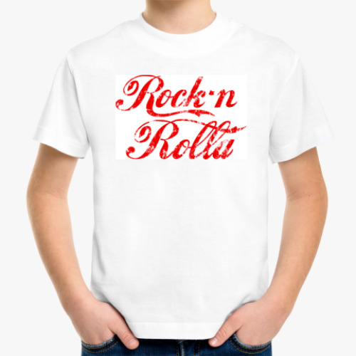 Детская футболка с принтом RocknRolla