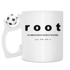 Кружка с футбольным мячиком