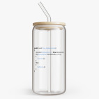 Банка с бамбуковой крышкой