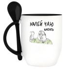 Кружка с ложкой