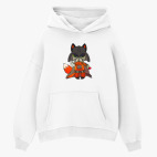 Толстовка худи оверсайз