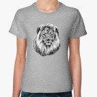 Классическая женская футболка Лев