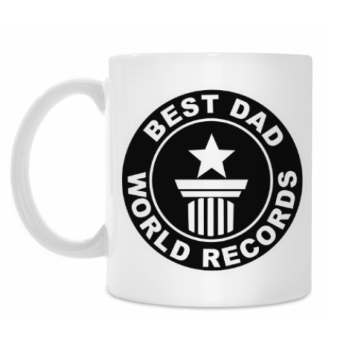 Кружка с принтом Лучший Папа