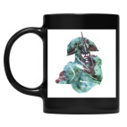 Кружка цветная UV-DTF