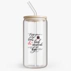 Банка с бамбуковой крышкой