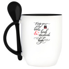 Кружка с ложкой