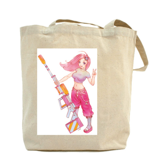 Сумка шоппер с принтом  «Восьмой»