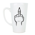 Кружка латте (510 мл) Fuck pencil