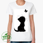 Женская футболка органик