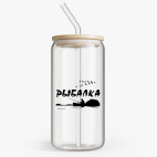 Банка с бамбуковой крышкой