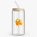 Банка с бамбуковой крышкой