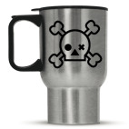 Кружка-термос металлик Skull