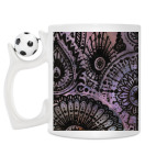 Кружка с футбольным мячиком