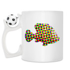 Кружка с футбольным мячиком