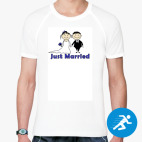 Мужская спортивная футболка