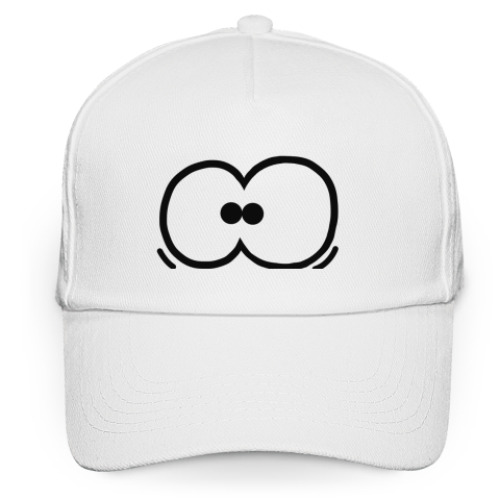 Кепка бейсболка с принтом Глаза